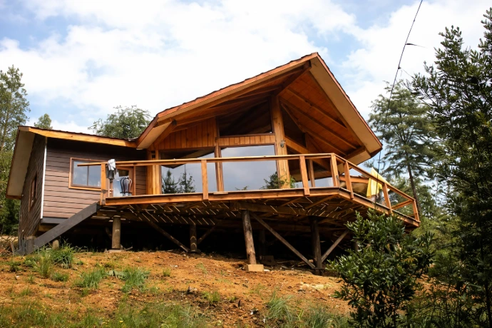 Proyecto de vivienda moderna en Valdivia construido por Constructora Werner