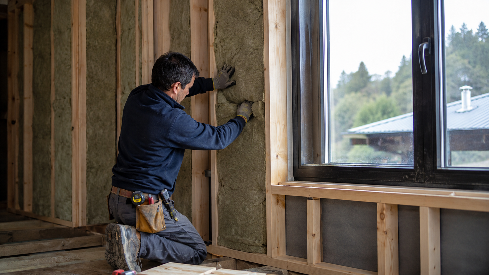 Ampliación de vivienda integrada correctamente a una casa existente en el sur de Chile.